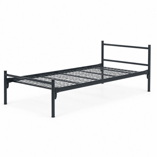 AirSleeperz® Metalen projectbed Manon 90x200 cm - 1 persoons