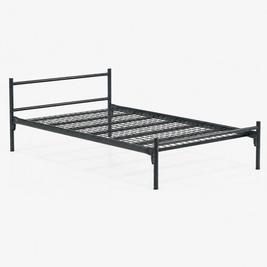AirSleeperz® Metalen projectbed Manon 90x200 cm - 1 persoons