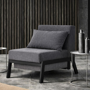 metalen slaapfauteuil Noud Black 63x70x82 cm - 1 persoons - 2eKans