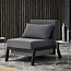 AirSleeperz® metalen slaapfauteuil Noud Black 63x70x82 cm - 1 persoons - 2eKans