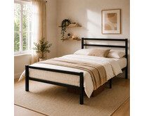 metalen bedframe Job Black 160x200 cm - 2 persoons