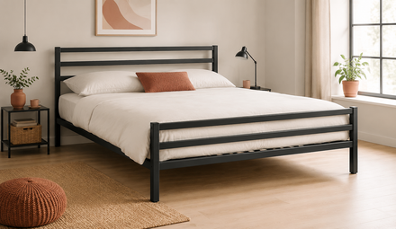 Metalen bed 2 persoons