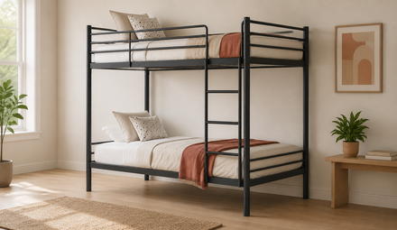 Metalen stapelbed