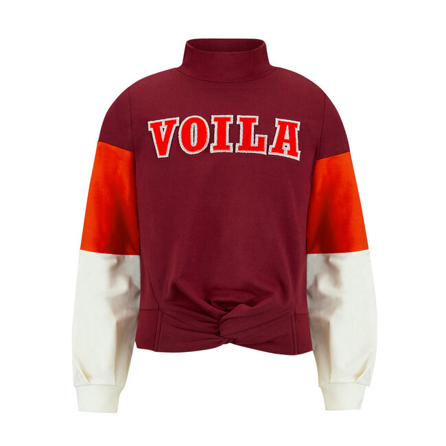 Retour Jeans Meisjes sweater - Dorieke - Wijn rood