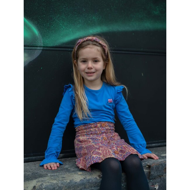 Quapi Meisjes rok - Kim - AOP Caramel animal