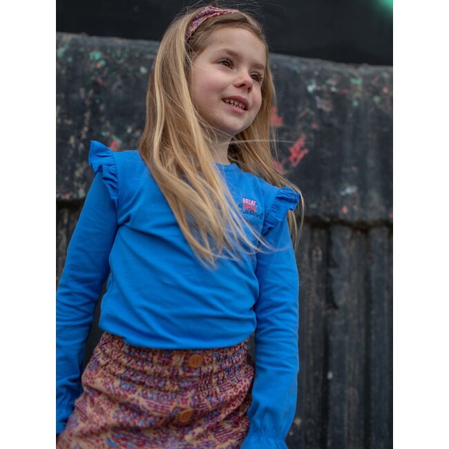 Quapi Meisjes rok - Kim - AOP Caramel animal