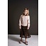 Like Flo Meisjes rok - AOP mesh lang - Camel