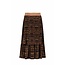 Like Flo Meisjes rok - AOP mesh lang - Camel