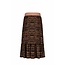 Like Flo Meisjes rok - AOP mesh lang - Camel