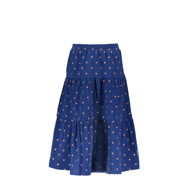 B.Nosy Meisjes rok midi - Stoere stippen en gesmokte boord - Tough stippen