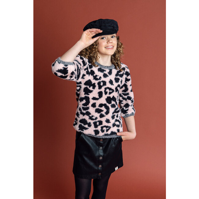 LOOXS 10sixteen Meisjes trui gebreid - Bleek roze