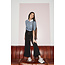NoBell Meisjes blouse - Tami - Blauw Fog