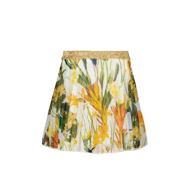 Like Flo Meisjes plooirok AOP - Leaf