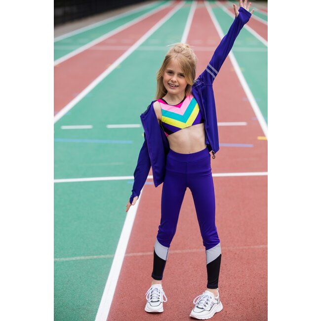 B.Nosy Meisjes legging - Diep paars