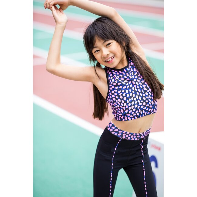 B.Nosy Meisjes legging + top - Splash roze