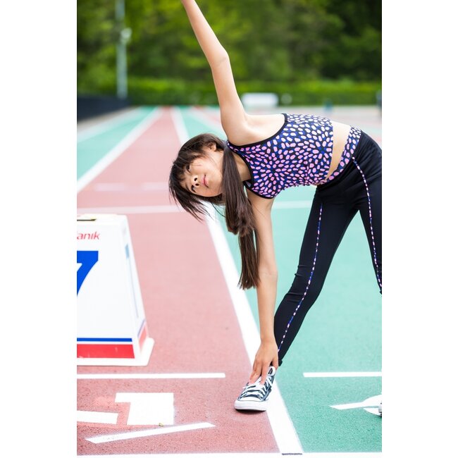 B.Nosy Meisjes legging + top - Splash roze