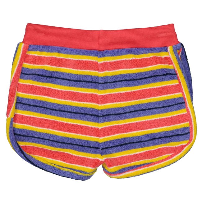Quapi Meisjes short - Marli - AOP roze koraal gestreept