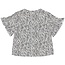 Quapi Meisjes t-shirt - Meri - AOP zwart zebra