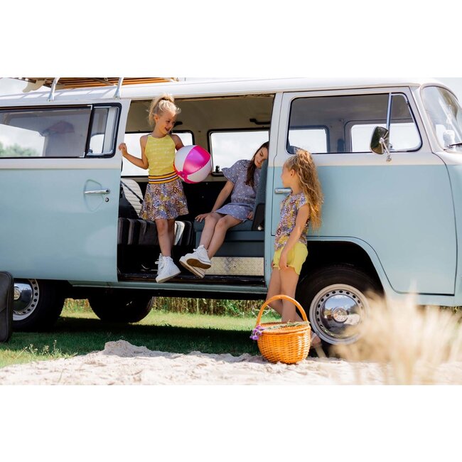 Quapi Meisjes rok - Mint - AOP zand animal bloemen