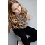 LEVV Meisjes blouse - Tess - AOP Camel zebra