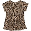 LEVV Meisjes blouse - Tess - AOP Camel zebra