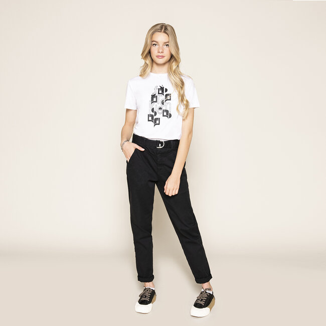 Frankie & Liberty Meisjes shirt - Chloe - Pure wit