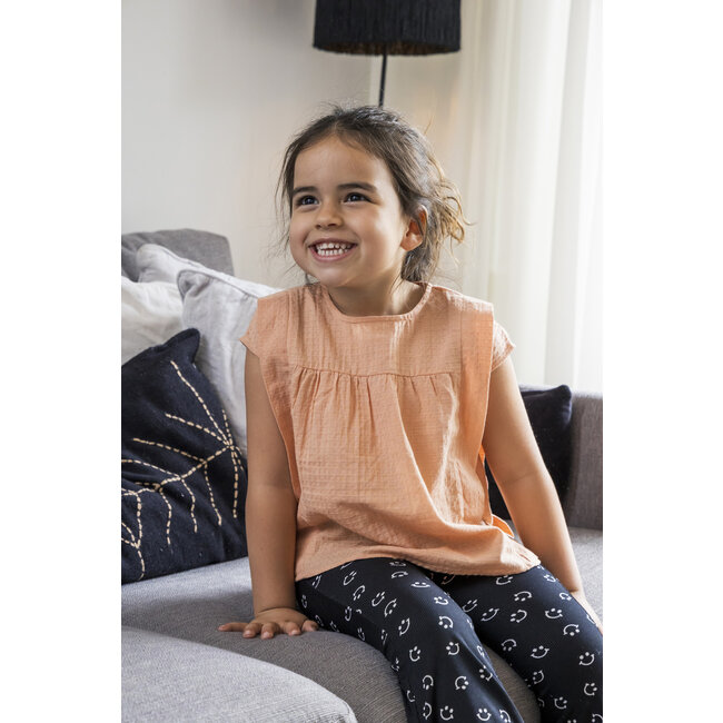 Frankie & Friends Meisjes shirt - Bumblebee B - Beach blush