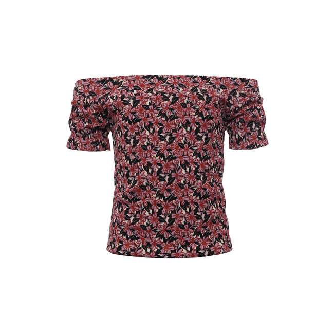 LOOXS 10sixteen Meisjes top crinkle - Hawaii bloemen