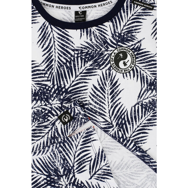 Common Heroes Jongens t-shirt - Blauw jungle