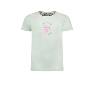 Moodstreet Meisjes t-shirt print - Minty