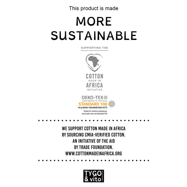 Tygo & Vito Meisjes t-shirt gestreept hawaii - Sugar Plum