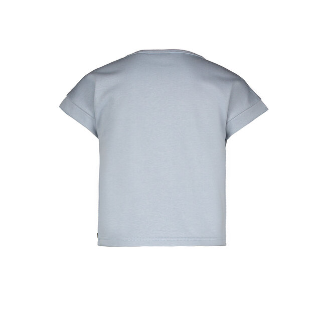 Like Flo Meisjes sweat top met knoop - Sky