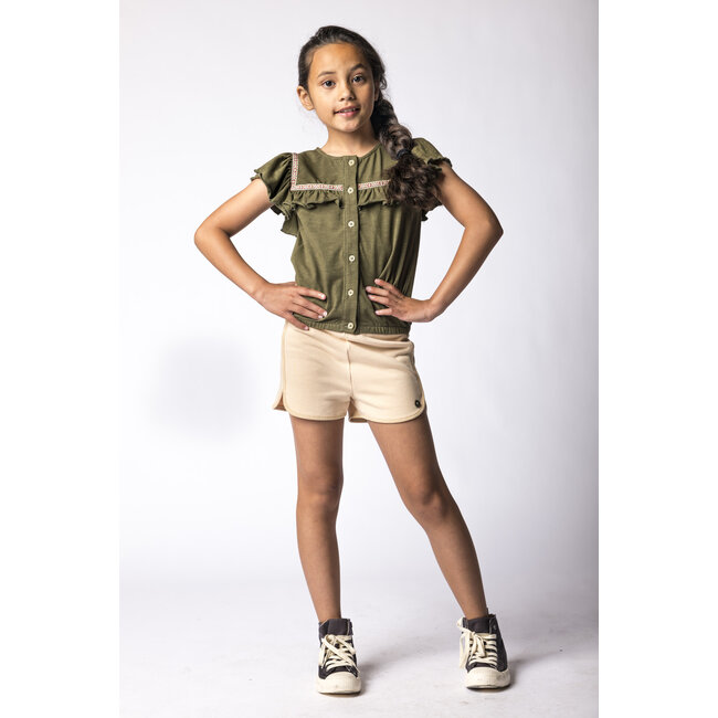 Like Flo Meisjes sweat short - Sorbet