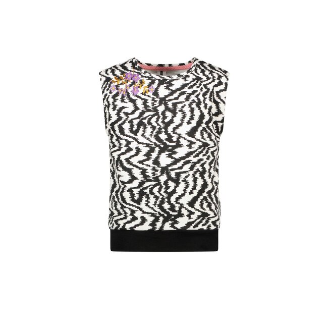 B.Nosy Meisjes top AOP - Zebra Banana