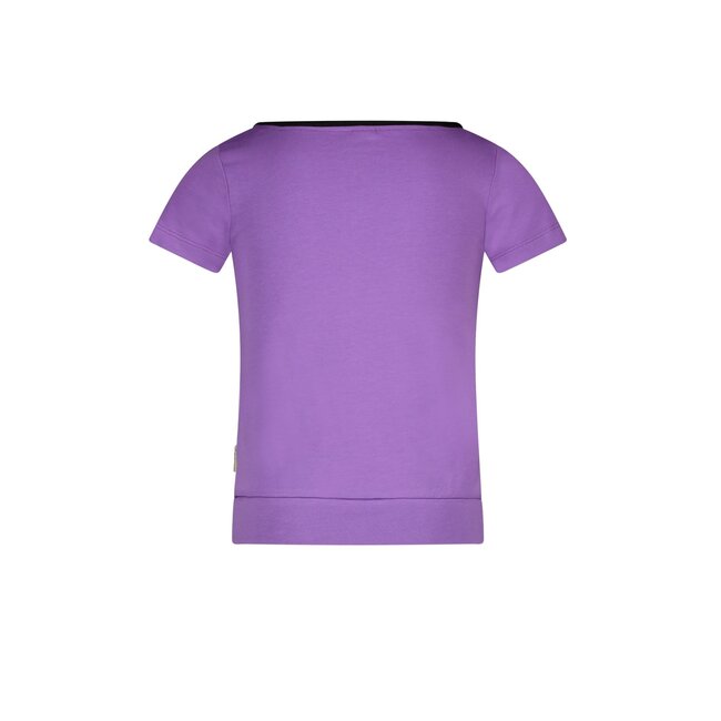 B.Nosy Meisjes t-shirt fancy artwork - Grape paars