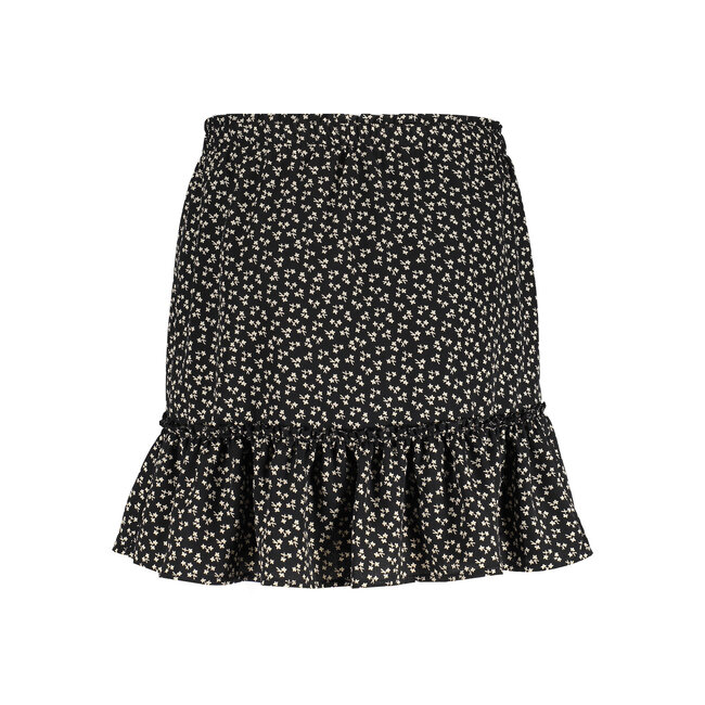 Geisha Meisjes rok - Bloem - Zwart / Zand