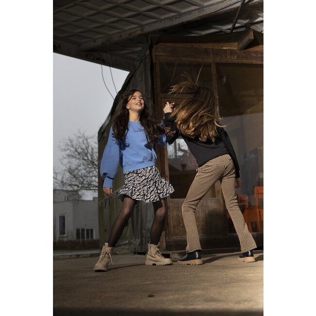 Indian Blue Jeans Meisjes rok tiger - Ultra marine blauw