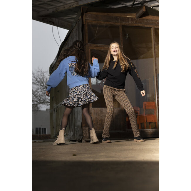 Indian Blue Jeans Meisjes rok tiger - Ultra marine blauw