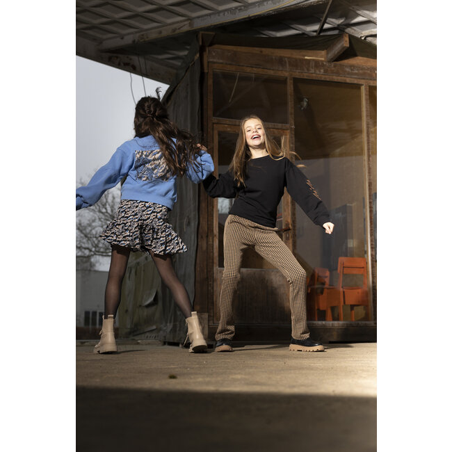 Indian Blue Jeans Meisjes rok tiger - Ultra marine blauw