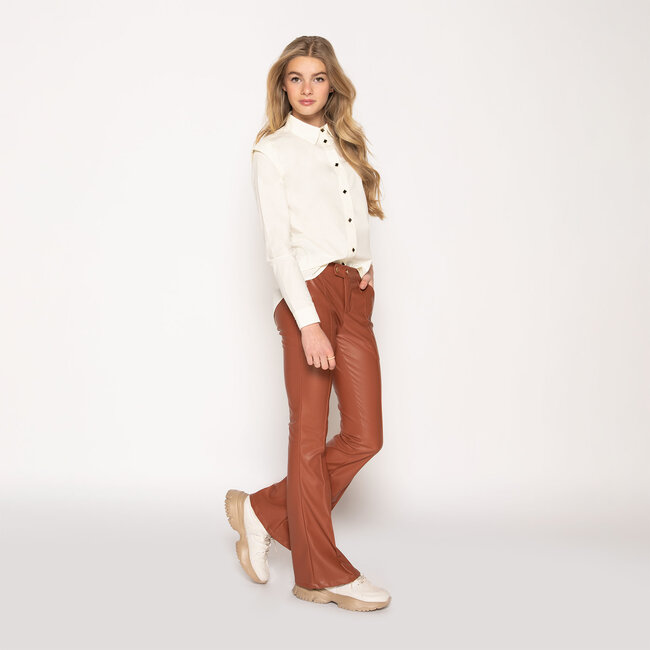 Frankie & Liberty Meisjes broek - Fergie - Roodbruin