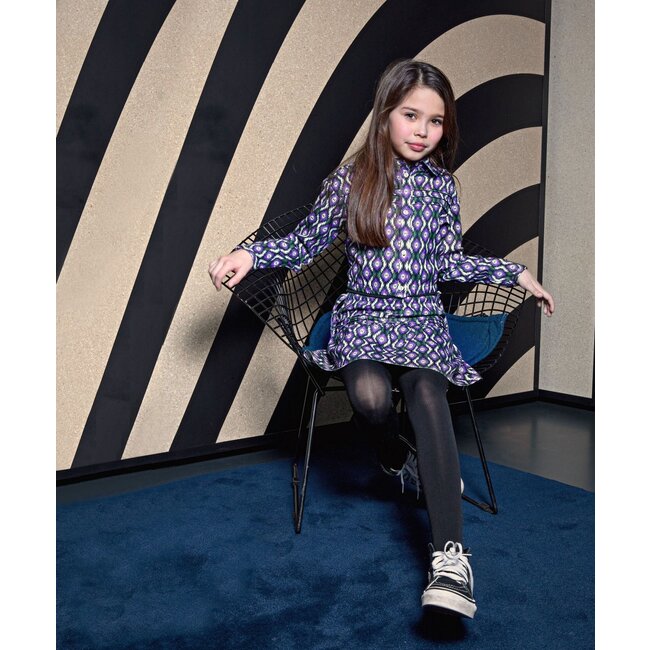 B.Nosy Meisjes blouse kort - Retro AOP