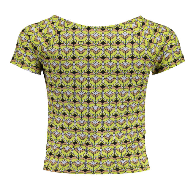 Frankie & Liberty Meisjes top - Heidi - Zwart logoprint