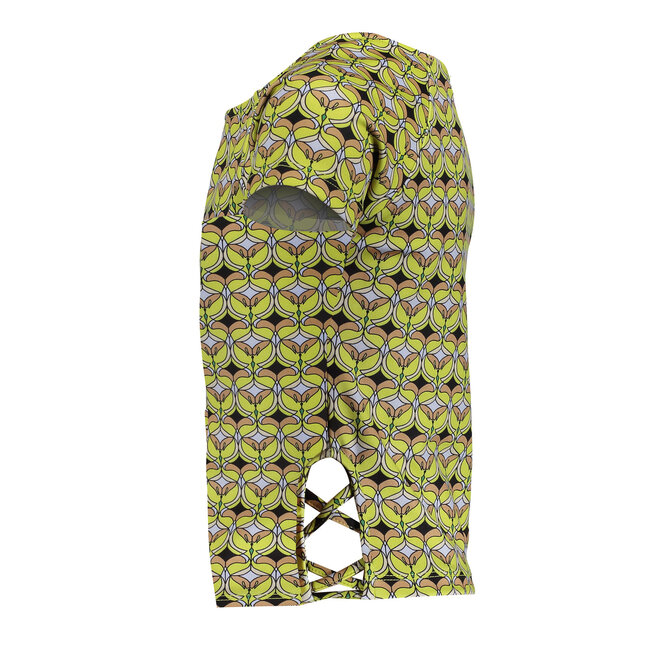 Frankie & Liberty Meisjes top - Heidi - Zwart logoprint