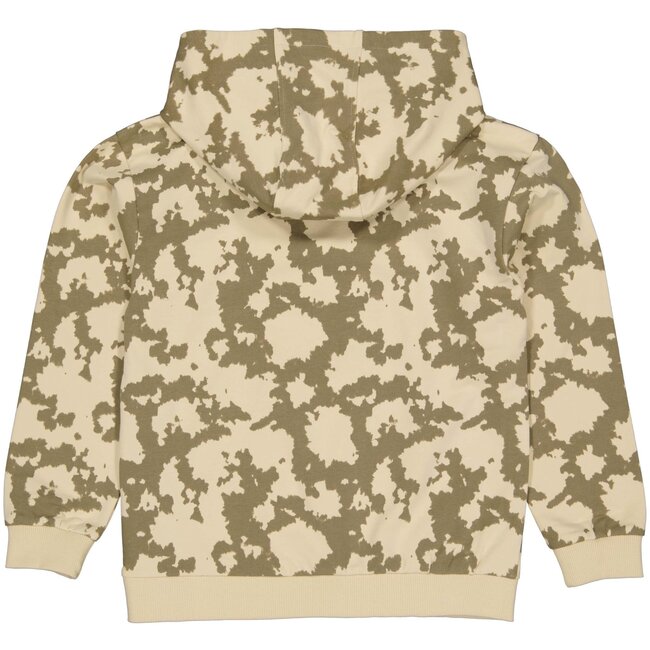 LEVV Jongens hoodie - Dazz - Grijs zand tie dye