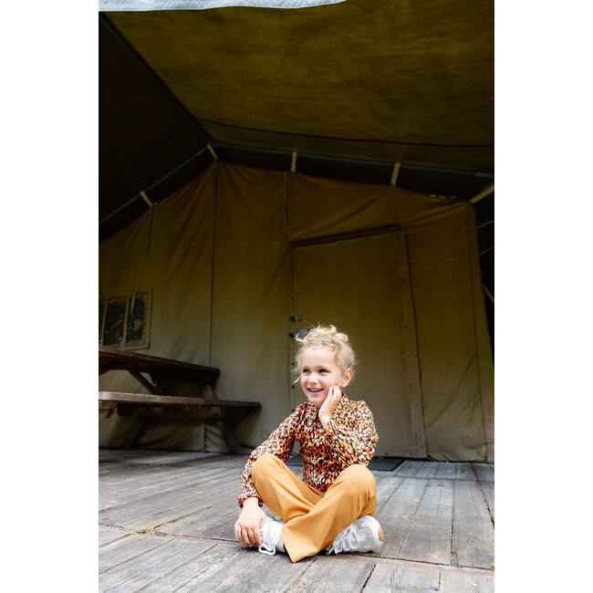 Quapi Meisjes blouse - Thais - AOP Multi stippen