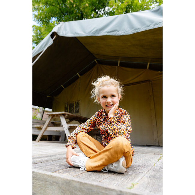 Quapi Meisjes blouse - Thais - AOP Multi stippen