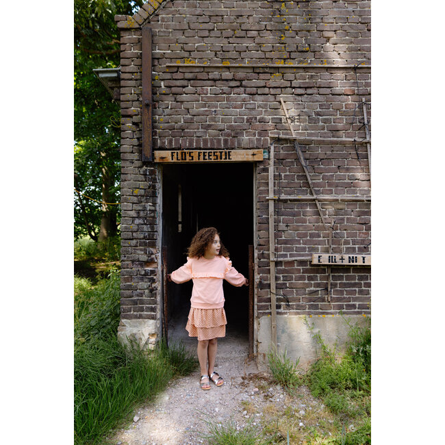 Quapi Meisjes rok - Tiara - AOP Perzik streep