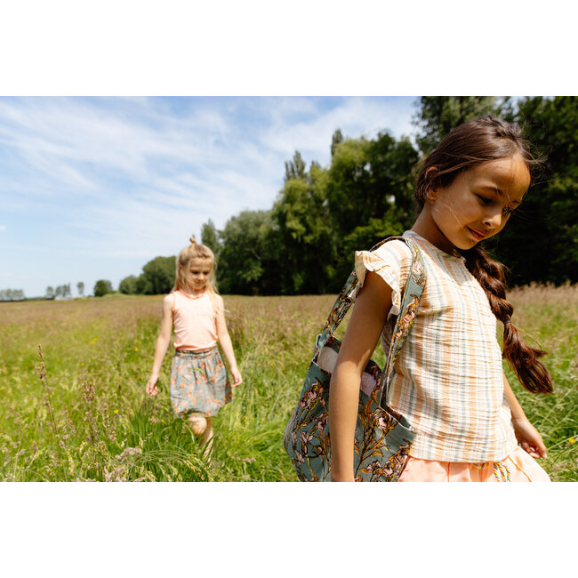 Quapi Meisjes blouse - Thalea - AOP Multi streep