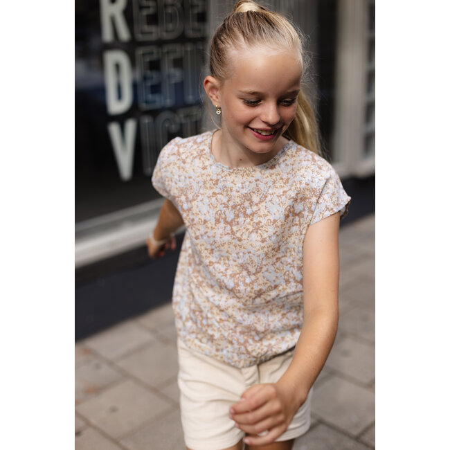 LEVV Meisjes blouse - Djada - AOP Multi abstract