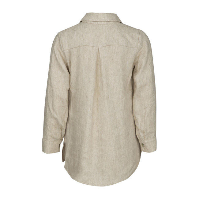 KIEstone Meisjes blouse - Zand - Gigi